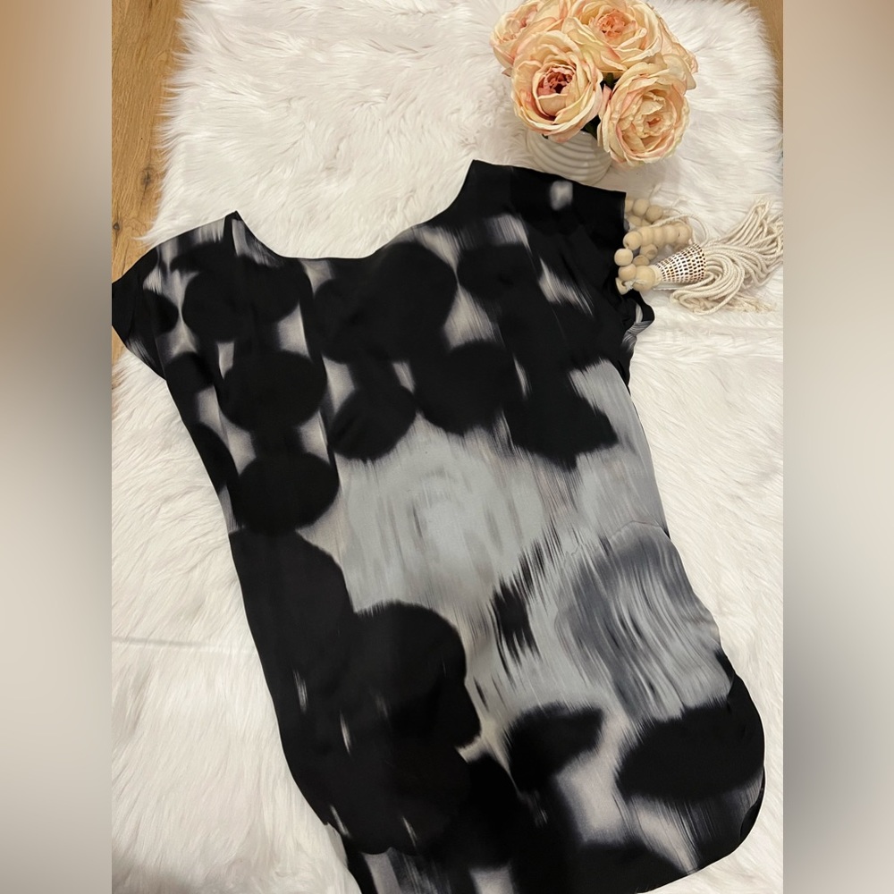 ❤️Alice + Olivia Silk Sexy back blouse Womens size S/M EUC